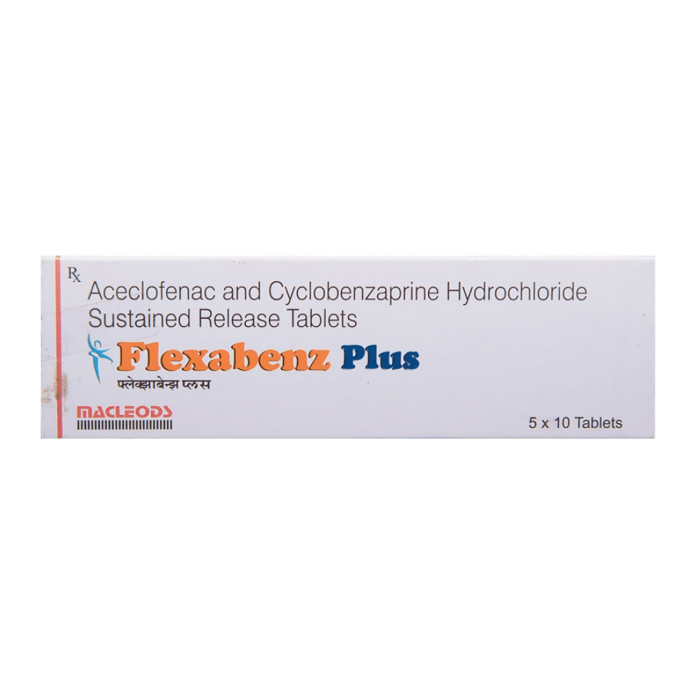FlexaBenzPlus 15 mg Cyclobenzaprine Aceclofenac
